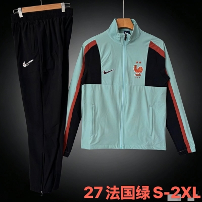 2627 France windbreaker jacket+pants S-XXL